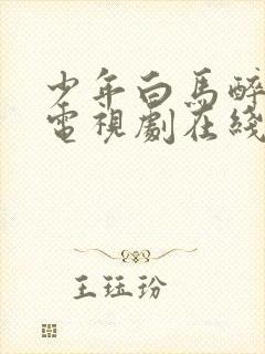 少年白马醉春风电视剧在线观看25集