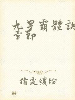 九星霸体诀最快章节