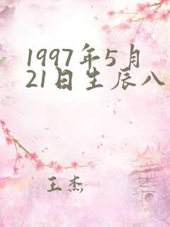 1997年5月21日生辰八字
