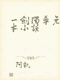 一剑独尊免费全本小说