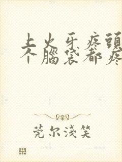 上火牙疼头疼半个脑袋都疼是什么原因