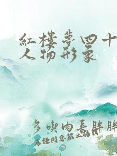 红楼梦四十五回人物形象