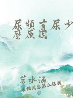 尿频有尿少是什么原因