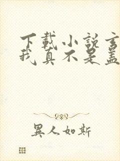 下载小说玄幻:我真不是盖世高人