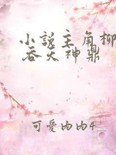 小说主角柳无邪 吞天神鼎