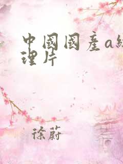 中国国产a级伦理片