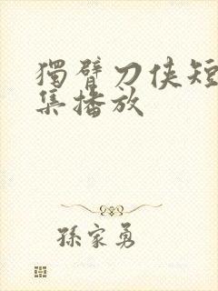 独臂刀侠短剧全集播放