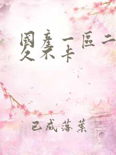 国产一区二区久久不卡