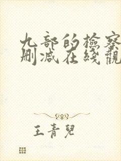 九部的检察官无删减在线观看