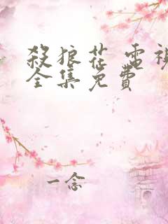 杀狼花 电视剧全集免费
