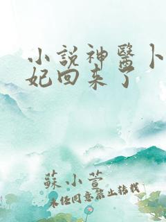 小说神医卜女王妃回来了