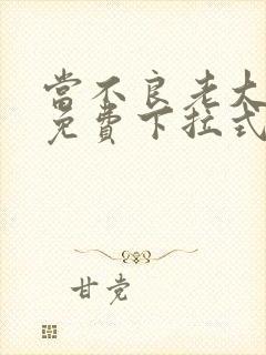 当不良老大漫画免费下拉式阅读