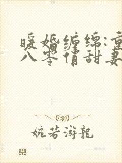 暖婚缠绵:重生八零俏甜妻 倾城一顾