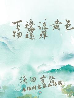下边流黄色分泌物还痒