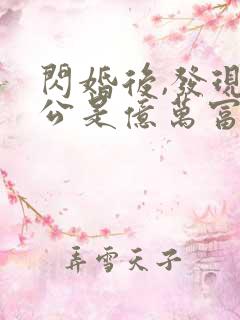 闪婚后,发现老公是亿万富豪 桃灼灼