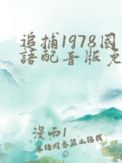 追捕1978国语配音版免费观看