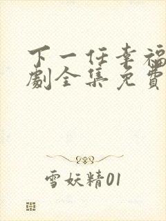 下一任幸福电视剧全集免费观看