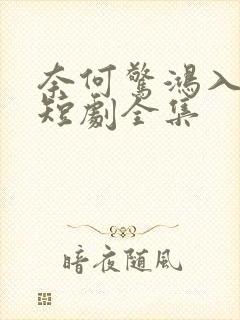 奈何惊鸿入我心短剧全集