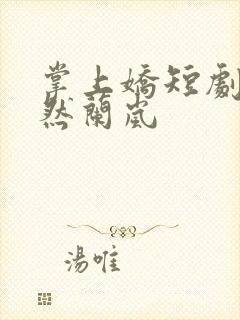 掌上娇短剧王奕然兰岚