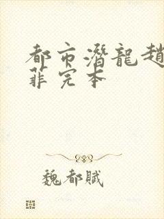 都市潜龙赵东苏菲完本