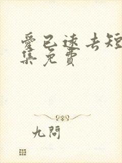 爱已远去短剧全集免费