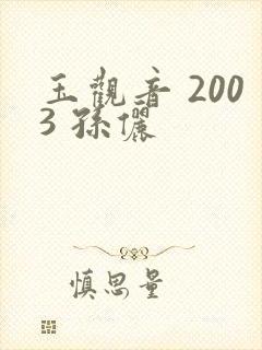 玉观音 2003 孙俪