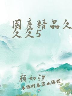 国产精品久久久久久5