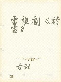 电视剧《于无声处》