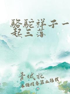 骆驼祥子一生三起三落