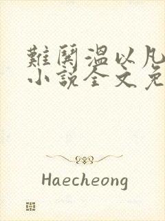 难哄温以凡桑延小说全文免费阅读