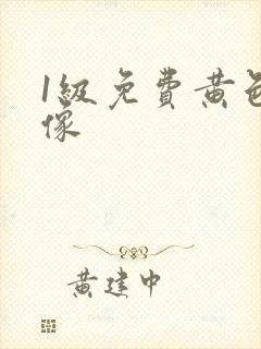 1级免费黄色录像