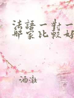 法语一对一培训哪家比较好