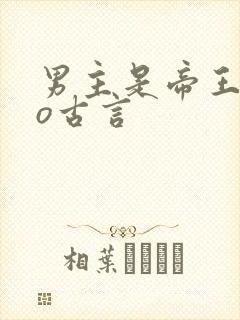 男主是帝王的po古言