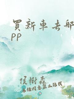 买新车去哪个app