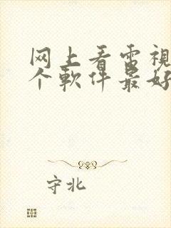 网上看电视剧哪个软件最好