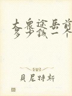 大众途岳前大灯多少钱一个