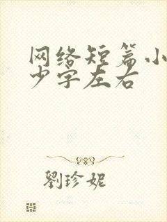 网络短篇小说多少字左右