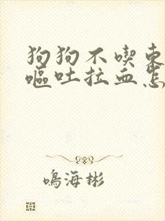 狗狗不吃东西还呕吐拉血怎么回事