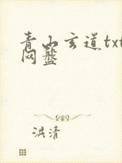 青山玄道txt网盘