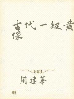 古代一级黄色录像