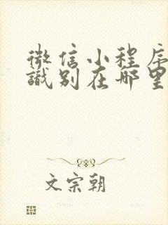 微信小程序人脸识别在哪里