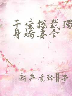 千亿总裁独宠替身娇妻全