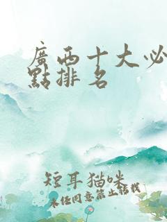 广西十大必去景点排名