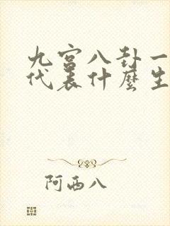 九宫八卦一阵中代表什么生肖