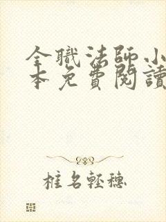 全职法师小说全本免费阅读
