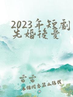 2023年短剧先婚后爱