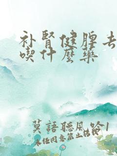 补肾健脾去湿气吃什么药