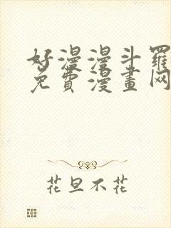 好漫漫斗罗玉转免费漫画网站
