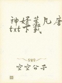神婿叶凡唐若雪txt下载