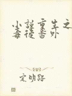 小说重生之将门毒后番外